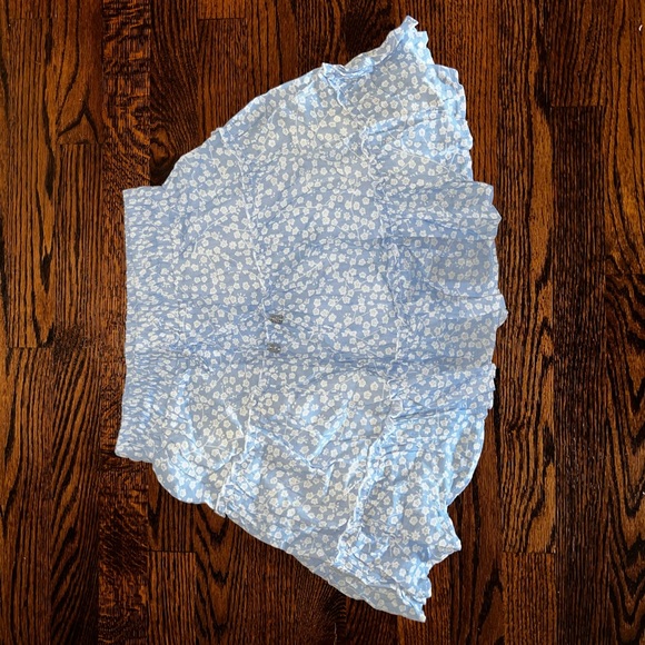 Princess Polly Light Blue skirt size 4 NWT - Picture 4 of 6